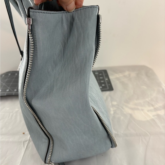 Calvin Klein Gabrianna Slim Tote Product Blue Handbag Purse Shoulder Bag - Picture 4 of 11